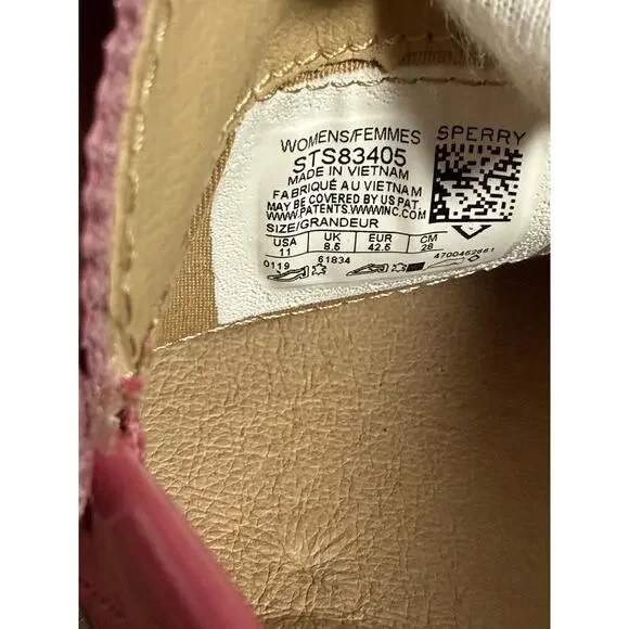 Sperry Top-Sider Loafer Shoes Womens Size 11 Pink Patent Leather Flats STS83405 - Picture 12 of 12